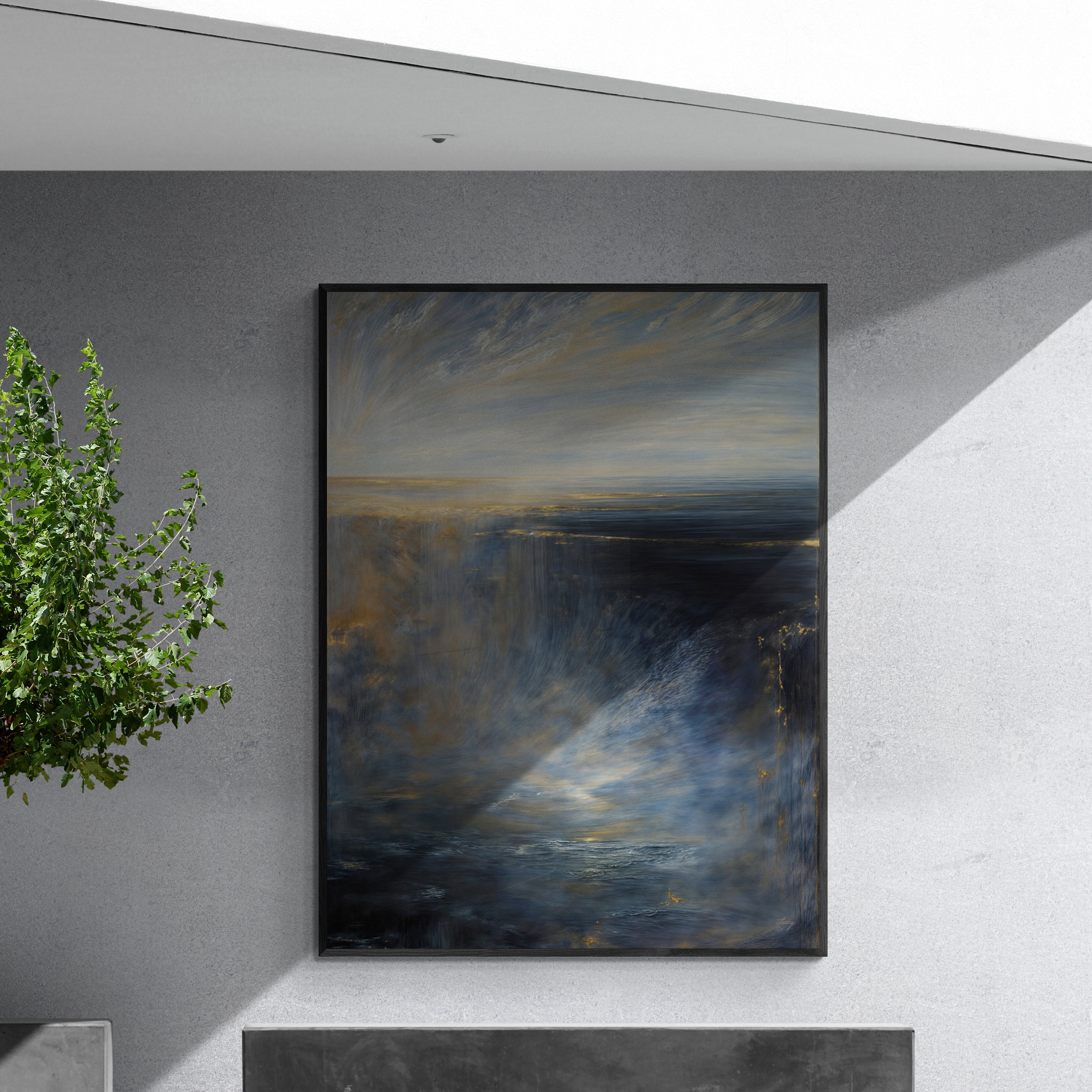 Canvas Print: "Oceans Lament" by Tailored Canvases - product image 3 for Resin Society