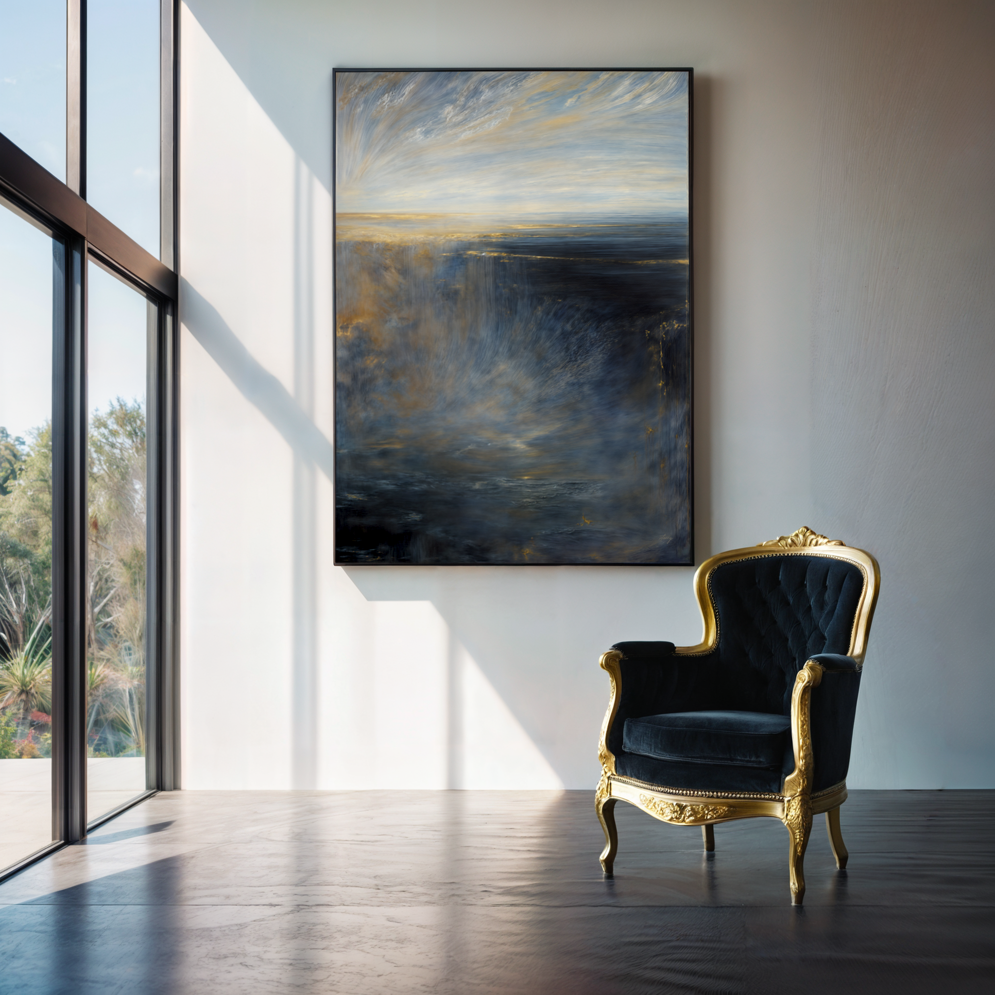 Canvas Print: "Oceans Lament" by Tailored Canvases - main product image for Resin Society