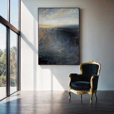 Canvas Print: "Oceans Lament" by Tailored Canvases - main product image for Resin Society