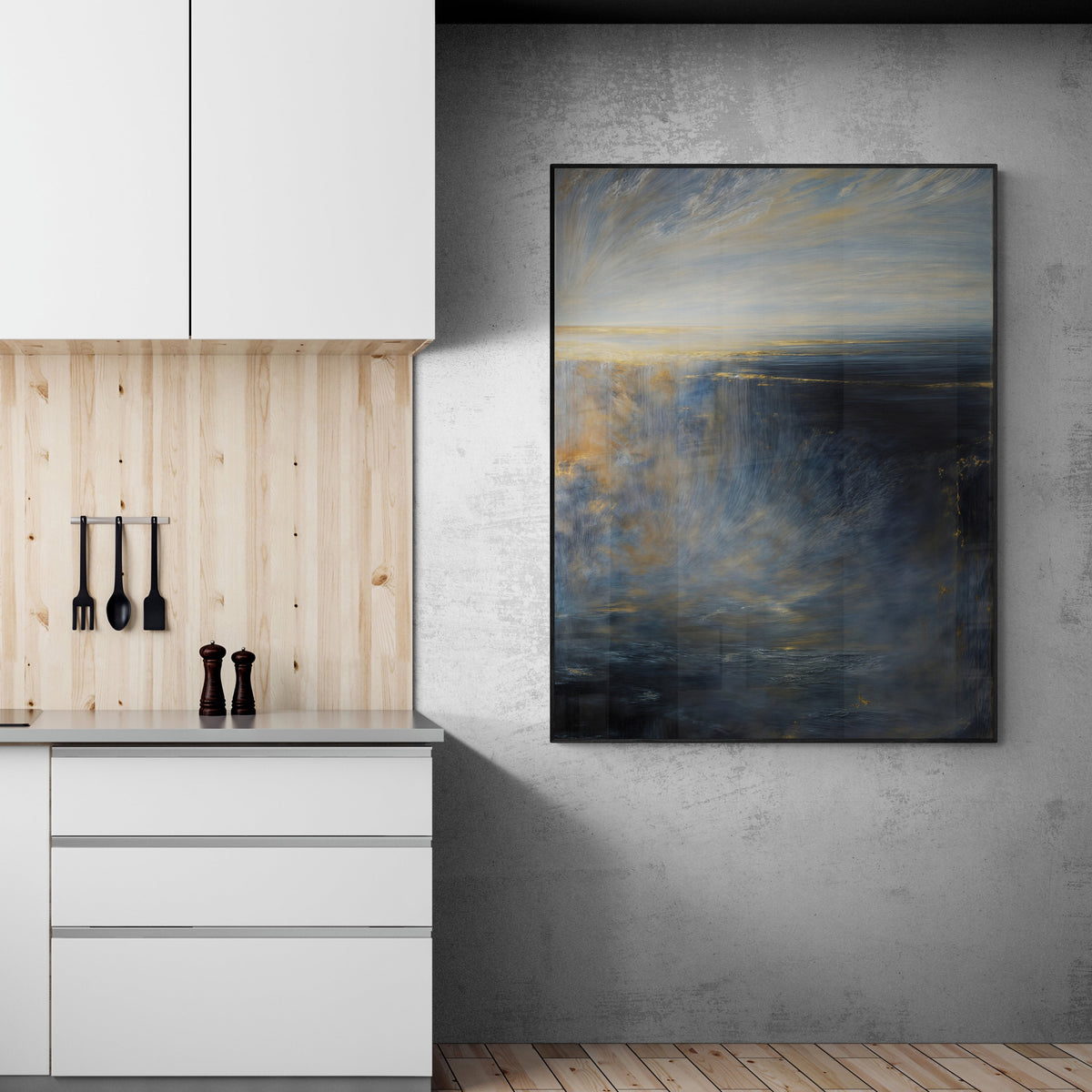 Canvas Print: "Oceans Lament" by Tailored Canvases - product image 2 for Resin Society
