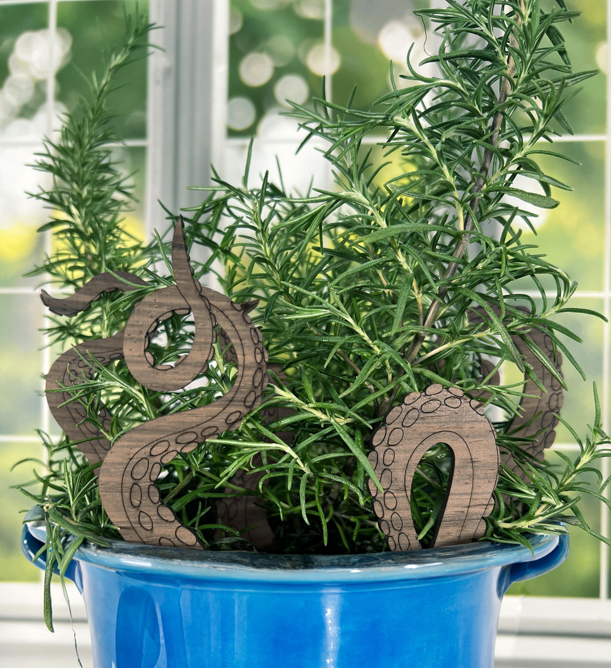 Octopus Plant Buddy - Plant Pick by Artspeak Studio - Resin Society