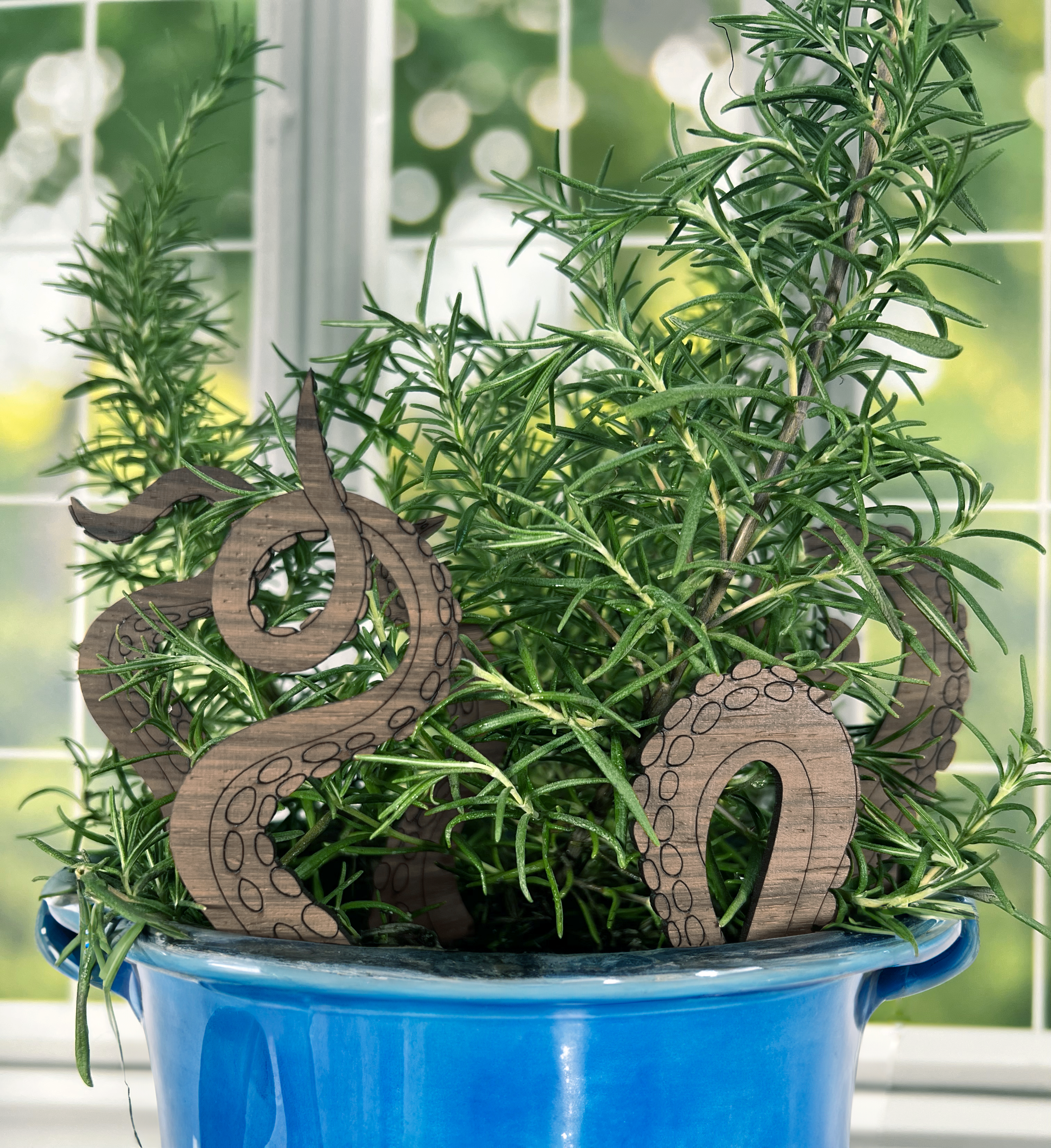 Octopus Plant Buddy - Plant Pick by Artspeak Studio - Resin Society