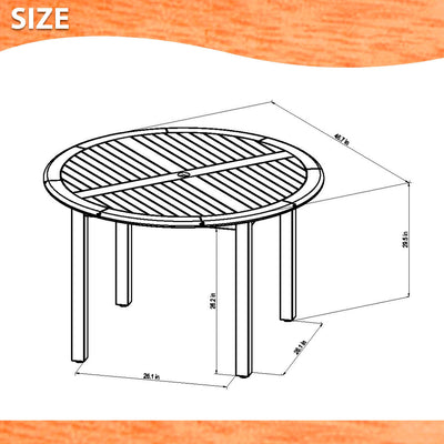 Oldbury Round Table and 4 Manhattan Black Armchair Dining Set by LifestyleGarden US - product image 8 for Resin Society
