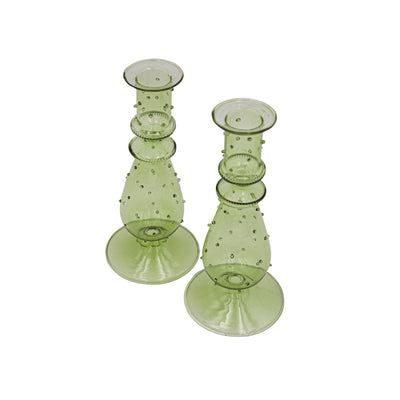 Olive Grove Dotty Candle Holder - Pair by Ro'Table - product image 3 for Resin Society