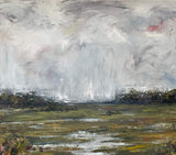 On the Marsh Artist Enhanced Canvas Print by John Beard Collection - main product image for Resin Society