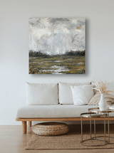 On the Marsh Artist Enhanced Canvas Print by John Beard Collection - product image 3 for Resin Society