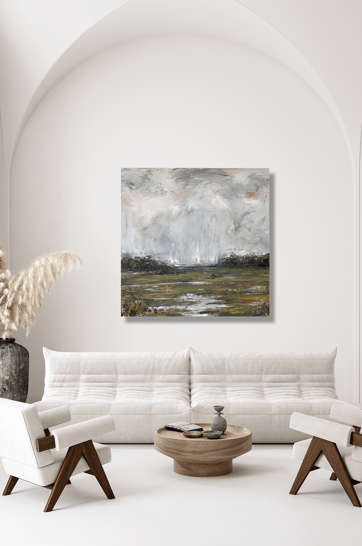 On the Marsh Artist Enhanced Canvas Print by John Beard Collection - product image 4 for Resin Society
