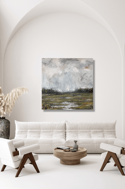 On the Marsh Artist Enhanced Canvas Print by John Beard Collection - product image 4 for Resin Society