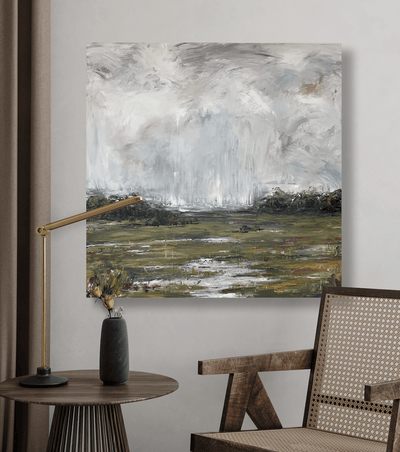 On the Marsh Artist Enhanced Canvas Print by John Beard Collection - product image 2 for Resin Society