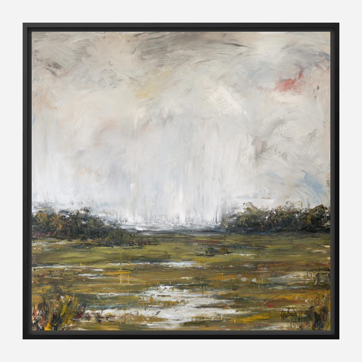 On the Marsh Artist Enhanced Canvas Print by John Beard Collection - product image 5 for Resin Society