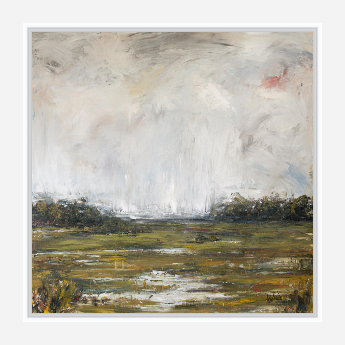 On the Marsh Artist Enhanced Canvas Print by John Beard Collection - product image 7 for Resin Society