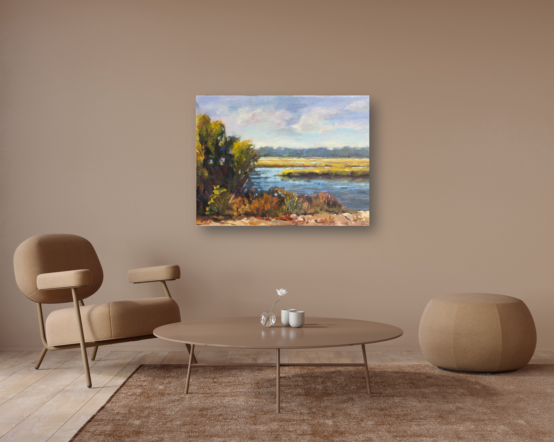 On the Way to Amelia Artist Enhanced Canvas Print by John Beard Collection - product image 4 for Resin Society