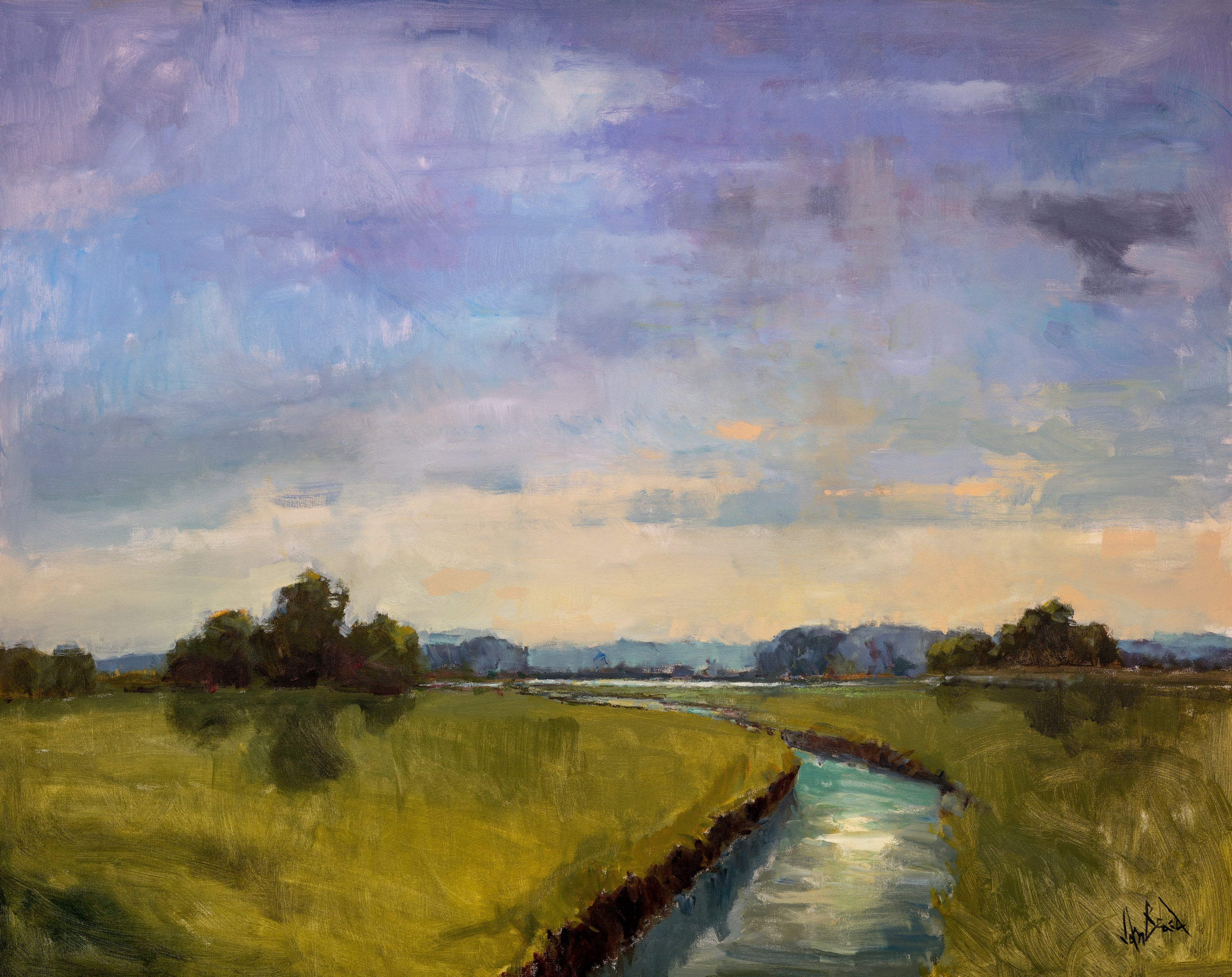 Open Skies Artist Enhanced Canvas Print by John Beard Collection - main product image for Resin Society