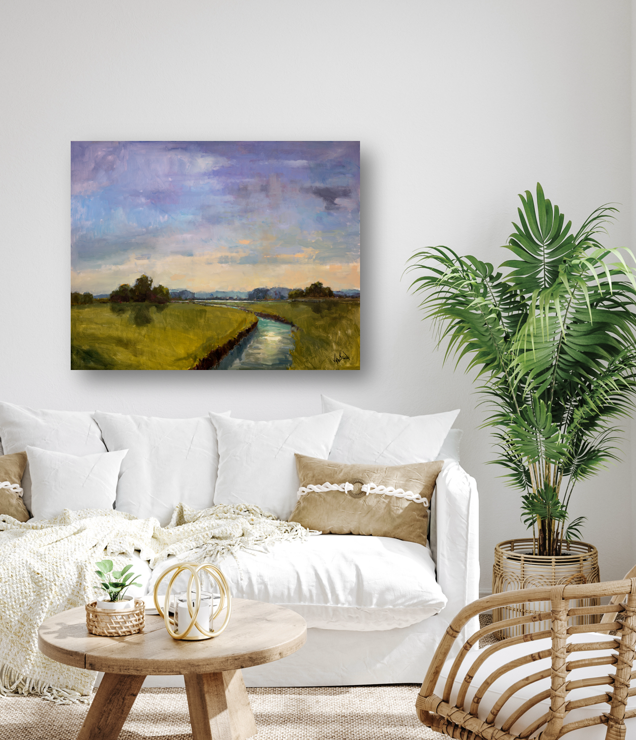 Open Skies Artist Enhanced Canvas Print by John Beard Collection - product image 3 for Resin Society