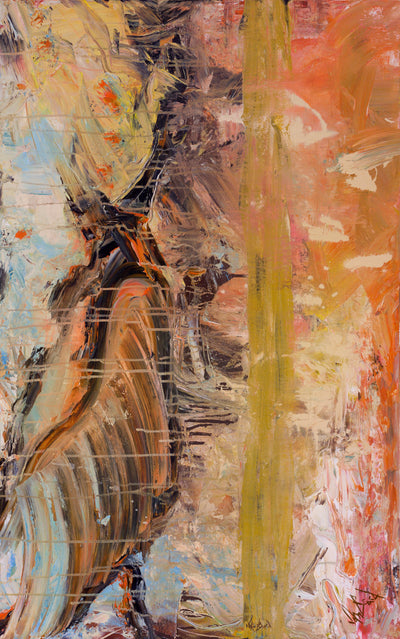 Orange Appeal Artist Enhanced Canvas Print by John Beard Collection - main product image for Resin Society