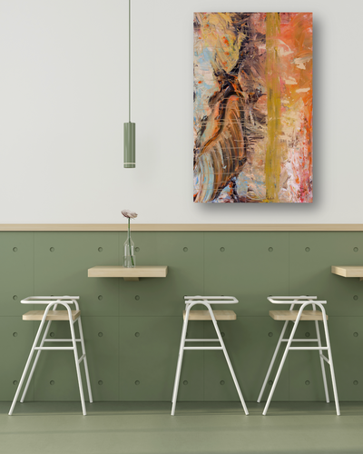 Orange Appeal Artist Enhanced Canvas Print by John Beard Collection - product image 4 for Resin Society