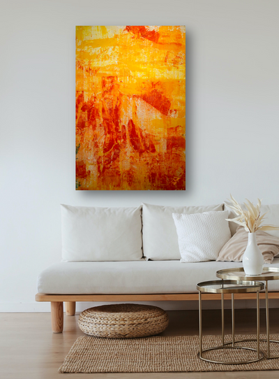 Orange Juice Artist Enhanced Canvas Print by John Beard Collection - product image 3 for Resin Society
