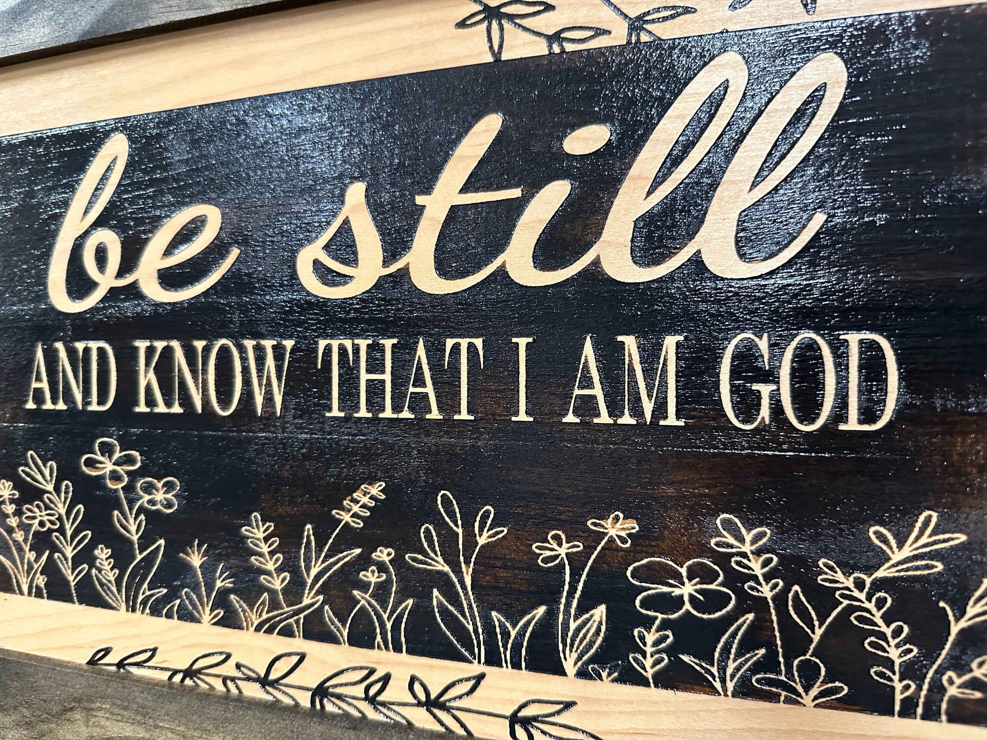 Bible Verse Decorative & Secure Wall-Mounted Gun Cabinet by Bellewood Designs - product image 10 for Resin Society