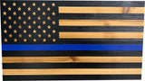 Blue Line American Flag Hidden Gun Storage by Bellewood Designs - product image 3 for Resin Society