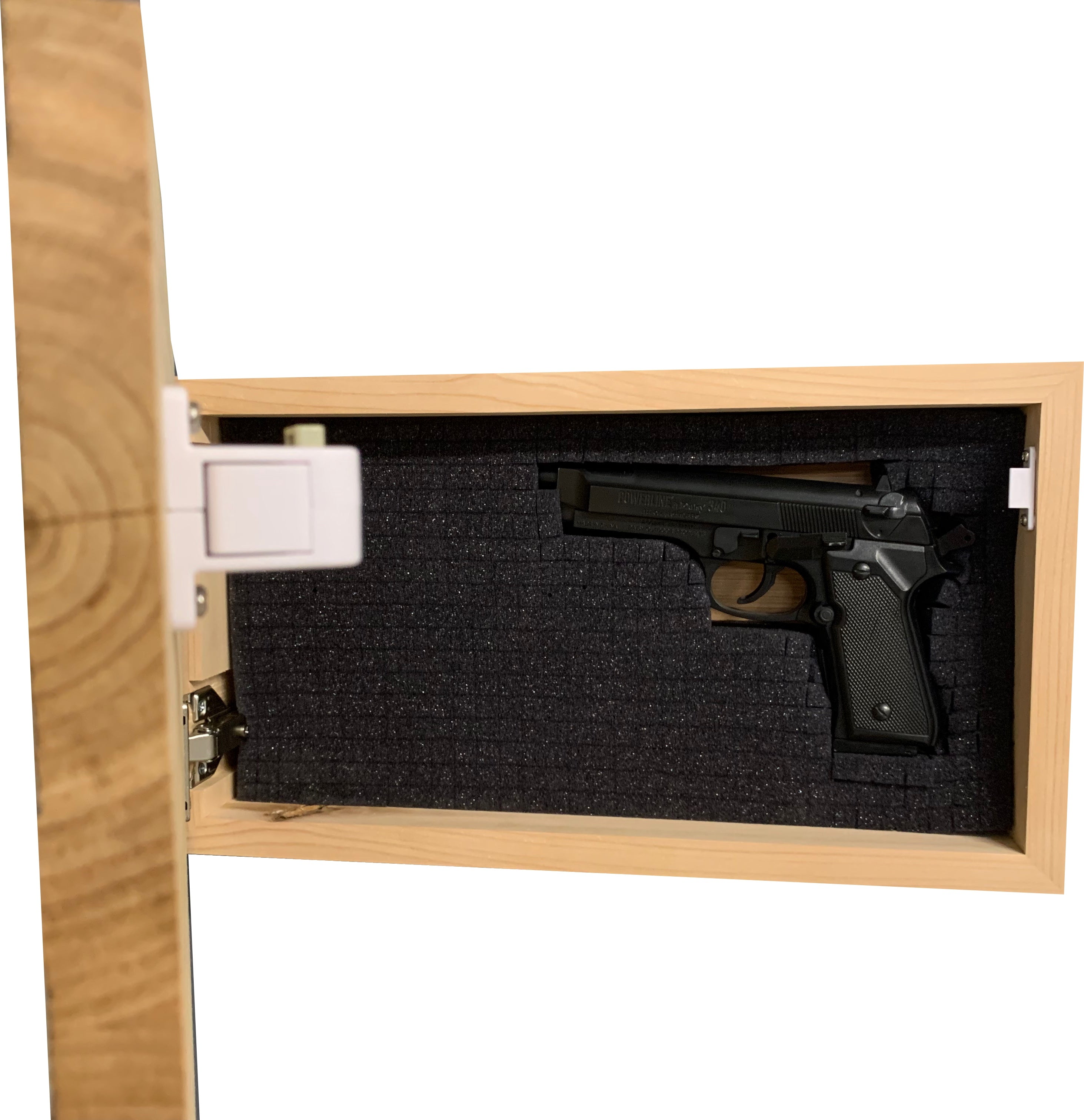 Blue Line American Flag Hidden Gun Storage by Bellewood Designs - product image 5 for Resin Society