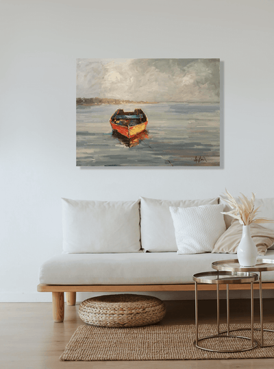 Our Boat Artist Enhanced Canvas Print by John Beard Collection - product image 4 for Resin Society