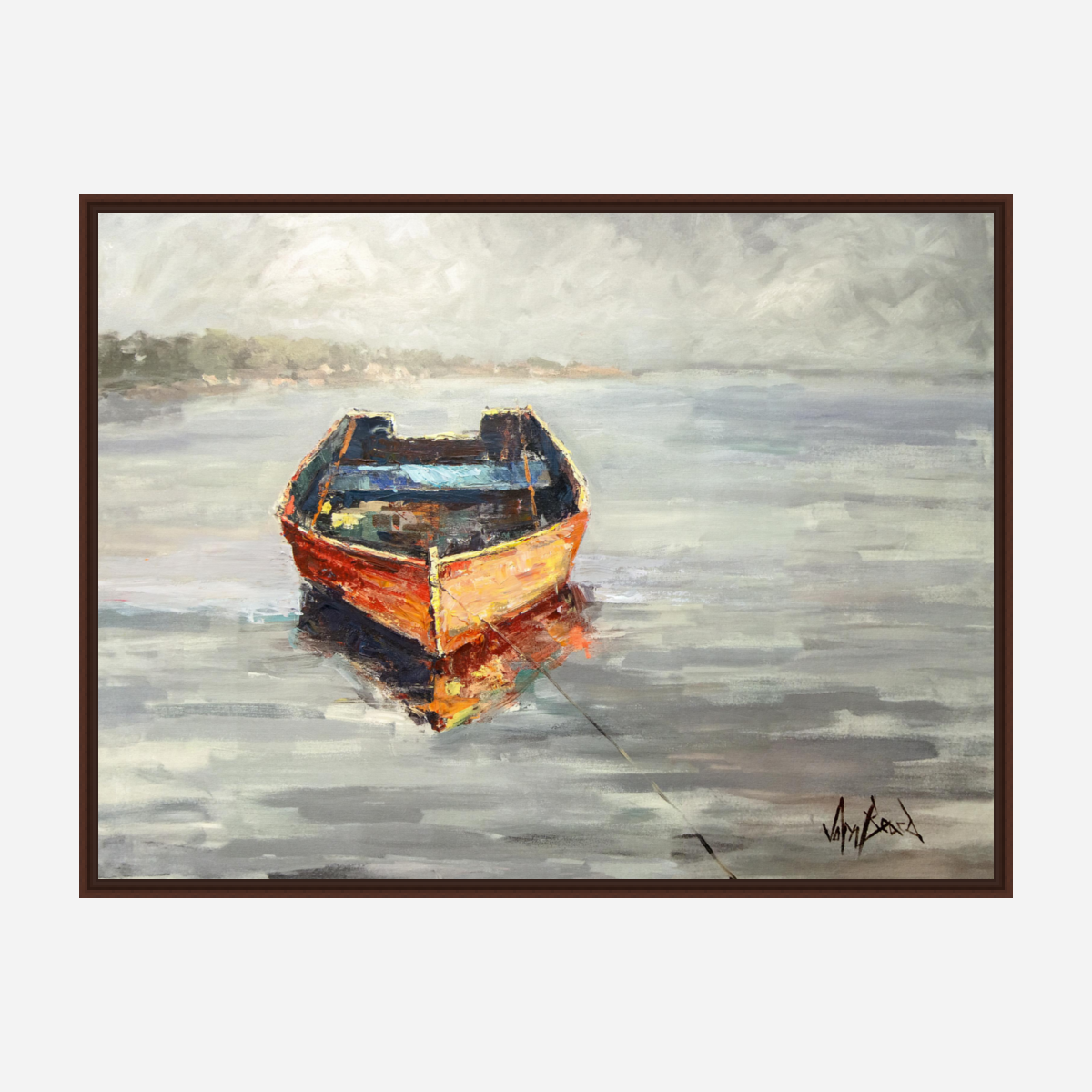 Our Boat Artist Enhanced Canvas Print by John Beard Collection - product image 6 for Resin Society