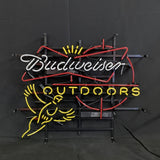 Outdoors Pheasant Budweiser with Crown Neon Light Sign by Neon Signs Land - product image 4 for Resin Society