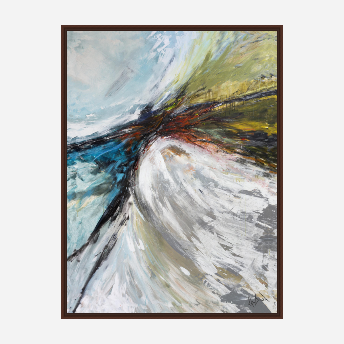 Overcurrent Artist Enhanced Canvas Print by John Beard Collection - product image 7 for Resin Society