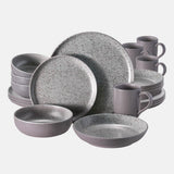 Oxford Contempo, Granite Stoneware 20 Piece Dinnerware Set, Service for 4 detail image - Resin Society