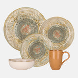Oxford Contempo, Relic Stoneware 20 Piece Dinnerware Set, Service for 4 by DEKOR - Resin Society