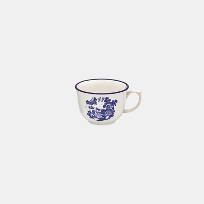 Oxford Flamingo, Blue Willow Porcelain 20 Piece Dinnerware Set, Service for 4 detail image - Resin Society