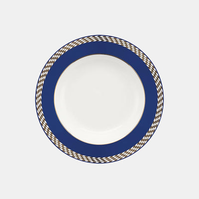 Oxford Flamingo, Op Art Porcelain 20 Piece Dinnerware Set, Service for 4 detail image - Resin Society