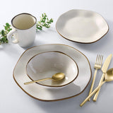 Oxford Ryo, Sandbar Porcelain 16 Piece Dinnerware Set, Service for 4 detail image - Resin Society