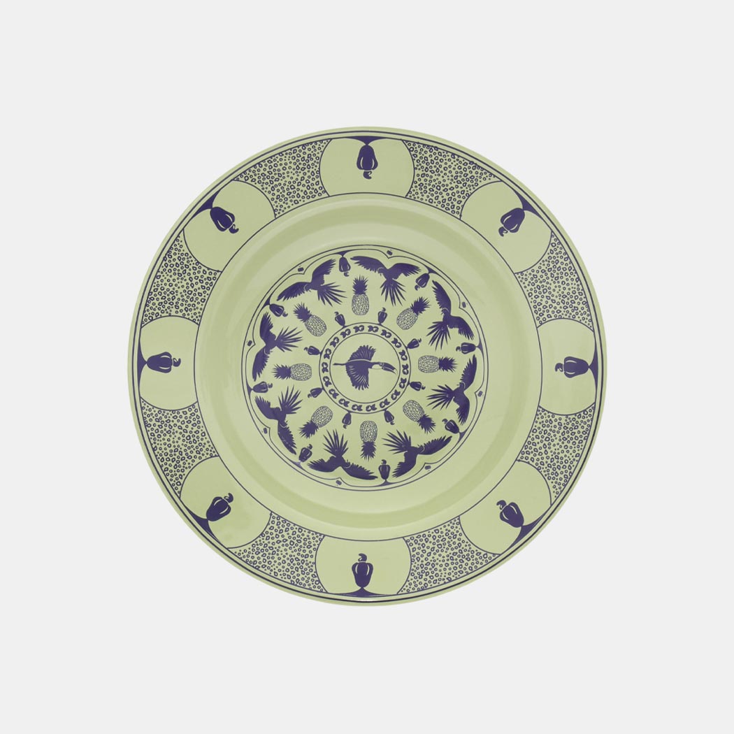 Oxford Flamingo, Terra Brasilis Rainforest Porcelain 20 Piece Dinnerware Set, Service for 4 detail image - Resin Society