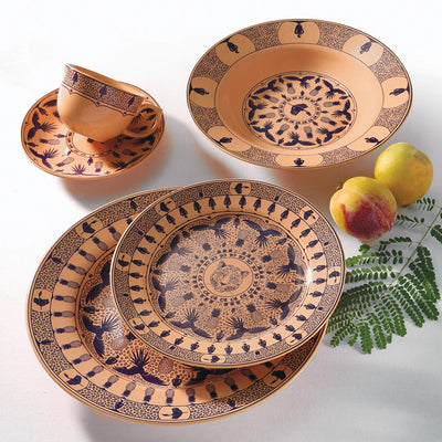 Oxford Flamingo, Terra Brasilis Tropic Porcelain 20 Piece Dinnerware Set, Service for 4 detail image - Resin Society