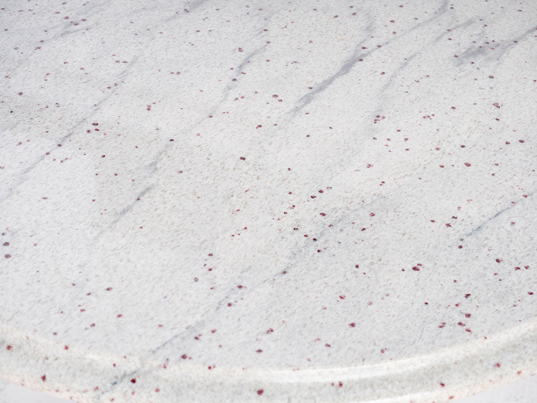 Round Granite Table with Cross Base by Enrico Bartolini - product image 3 for Resin Society