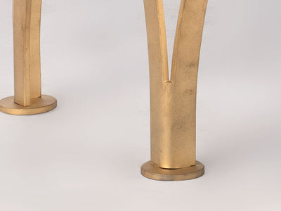 32″ Split Leg Bench (Hair on Hide) by Enrico Bartolini