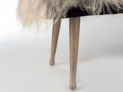 Freeform Icelandic Bench (Grey and White)