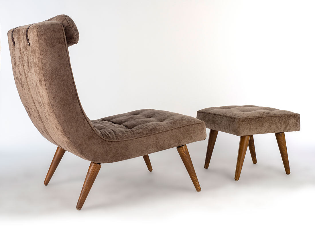 Lounge Chair and Ottoman – Martin Bark by Enrico Bartolini - product image 3 for Resin Society