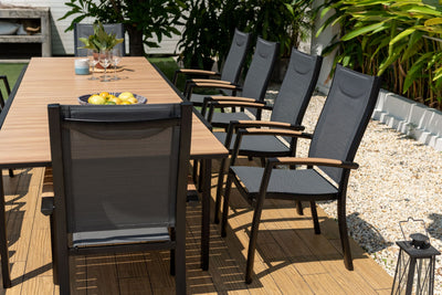 Panama Dark 11 Piece Extending Set by LifestyleGarden US - product image 3 for Resin Society