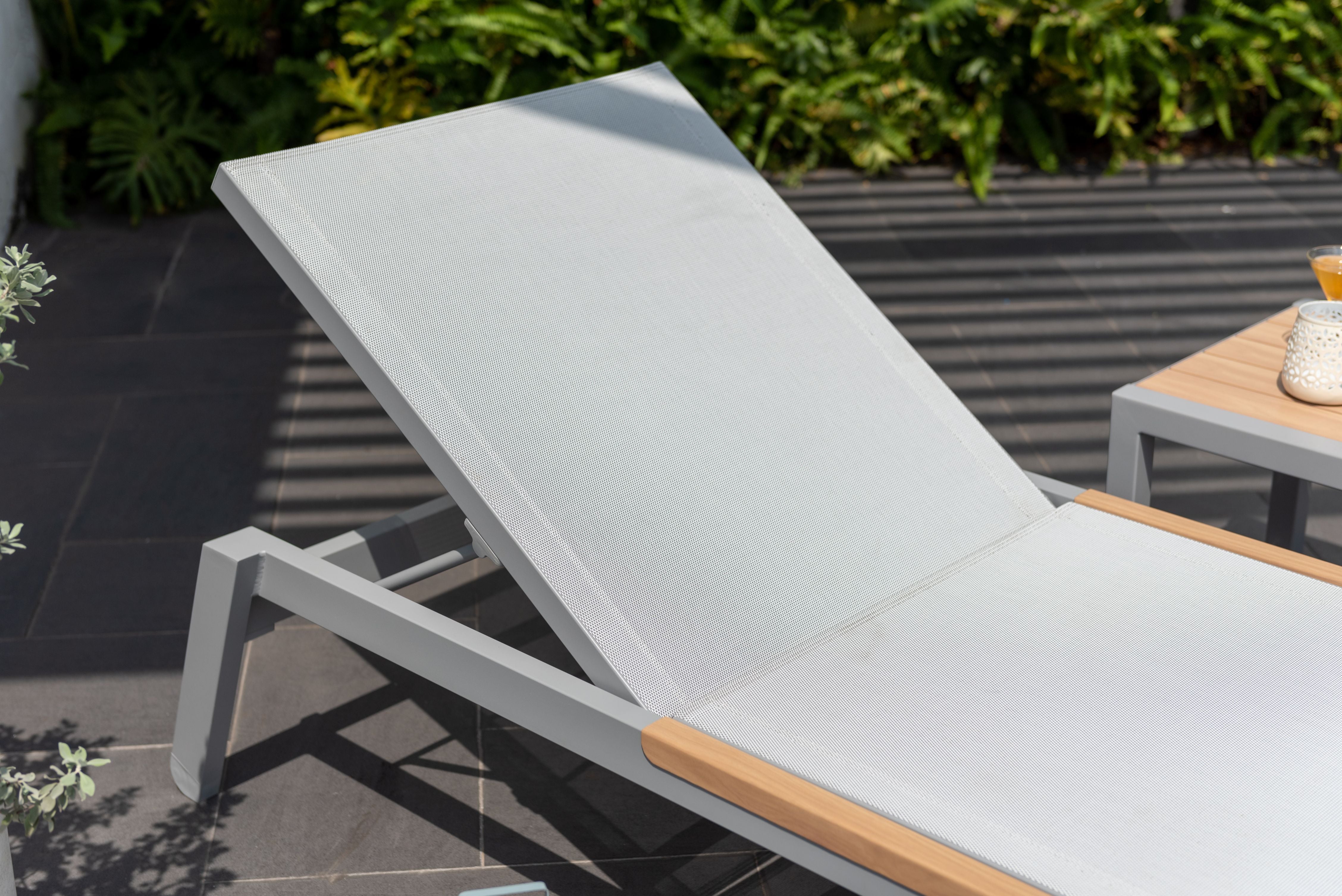 Panama Light Sun Lounger - 1pc by LifestyleGarden US - product image 10 for Resin Society