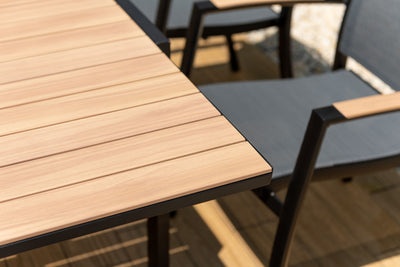 Panama Dark 9 Piece Extending Dining Set by LifestyleGarden US - product image 6 for Resin Society