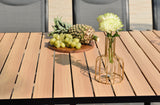 Panama Dark Rectangular Table by LifestyleGarden US - main product image for Resin Society