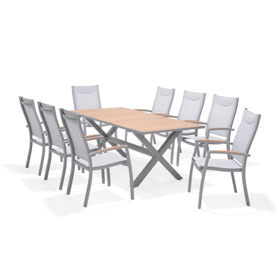 Panama Light 9 Piece Set by LifestyleGarden US - product image 2 for Resin Society