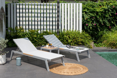 Panama Light Duo Coffee Set & Sun Loungers - 3pc by LifestyleGarden US - main product image for Resin Society