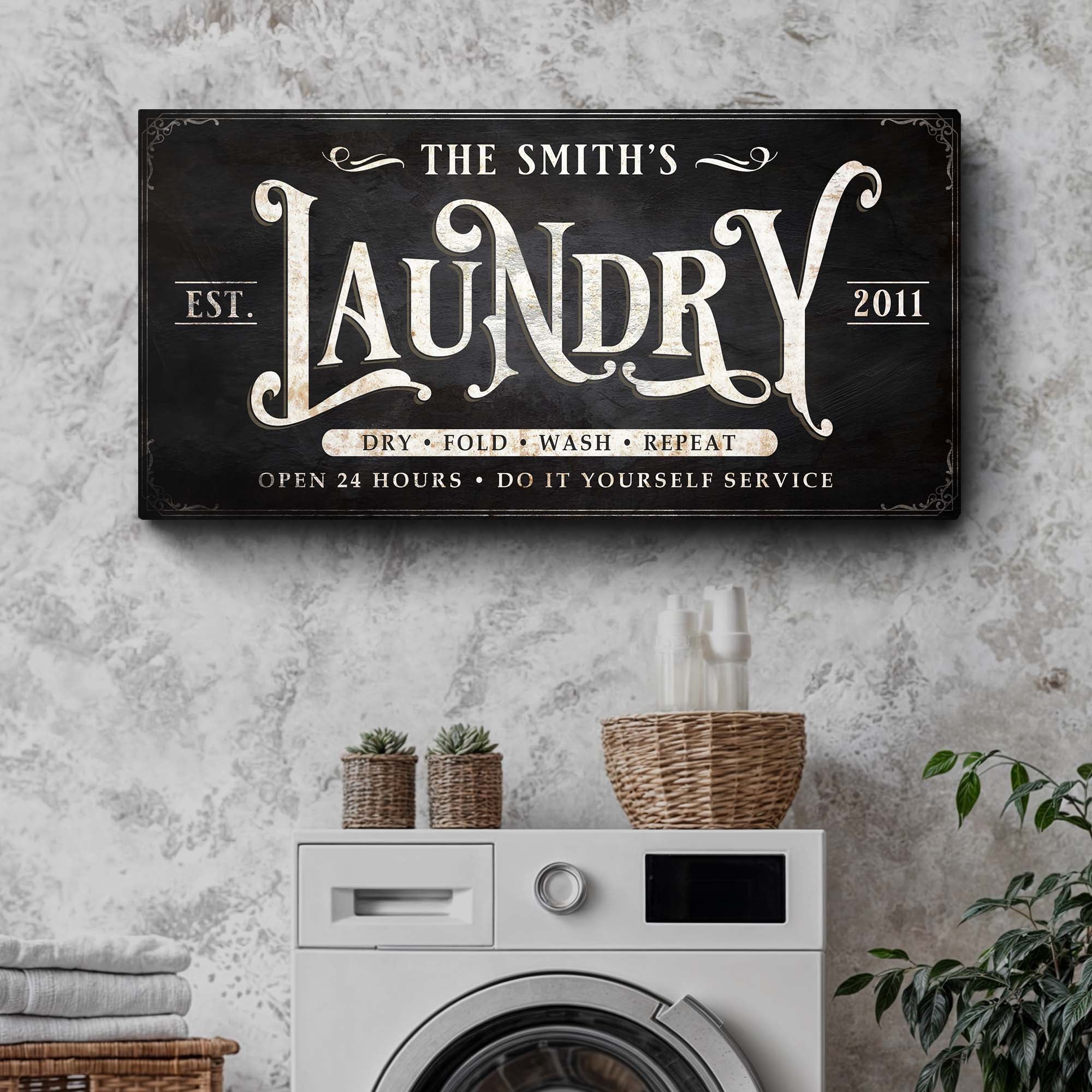 Laundry Room Sign by Tailored Canvases - product image 2 for Resin Society