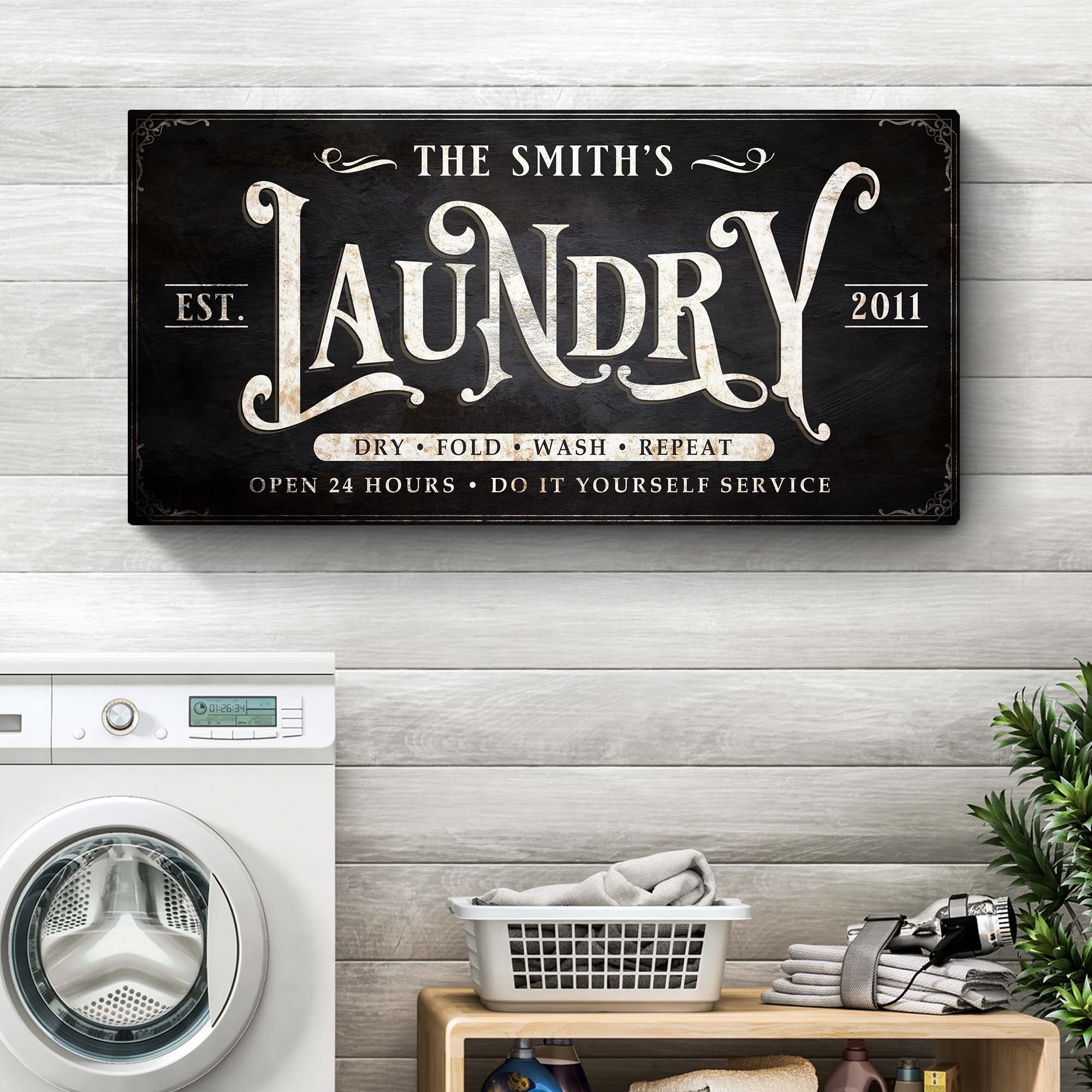 Laundry Room Sign by Tailored Canvases - product image 3 for Resin Society