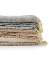 Fringe Bouclé Throw Chrome by Principal's Daughter - product image 2 for Resin Society
