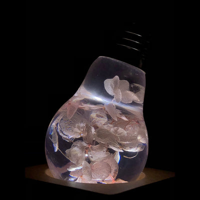 EP Light 3-Pack Resin LED Lights Gift Set showing handcrafted resin bulbs with LED lighting