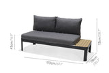 Portals Dark 2-Seat Sofa by LifestyleGarden US - product image 9 for Resin Society